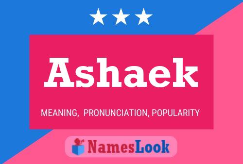 Ashaek Name Poster