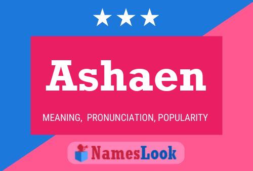 Ashaen Name Poster