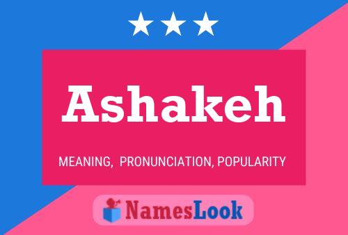 Ashakeh Name Poster