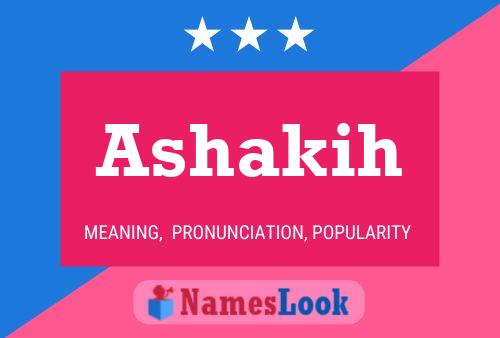 Ashakih Name Poster