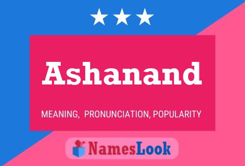 Ashanand Name Poster