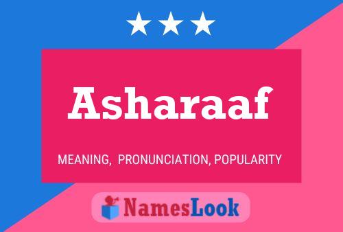 Asharaaf Name Poster