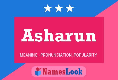 Asharun Name Poster