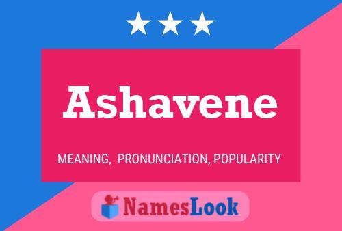 Ashavene Name Poster