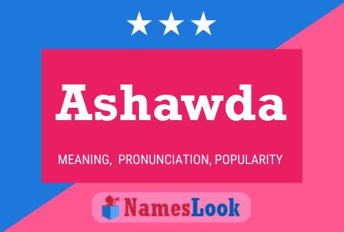 Ashawda Name Poster