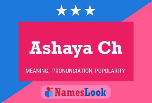 Ashaya Ch Name Poster