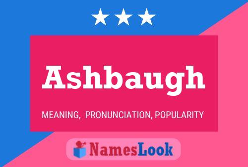 Ashbaugh Name Poster