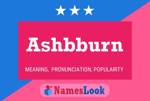 Ashbburn Name Poster