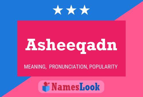 Asheeqadn Name Poster