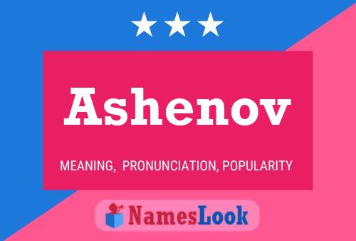 Ashenov Name Poster