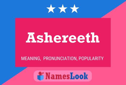 Ashereeth Name Poster