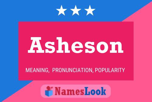 Asheson Name Poster