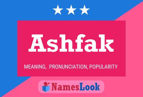 Ashfak Name Poster