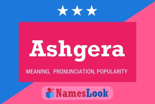 Ashgera Name Poster