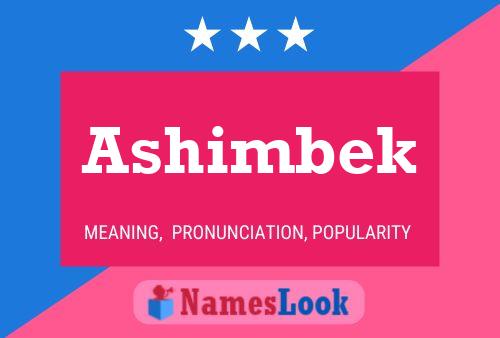 Ashimbek Name Poster