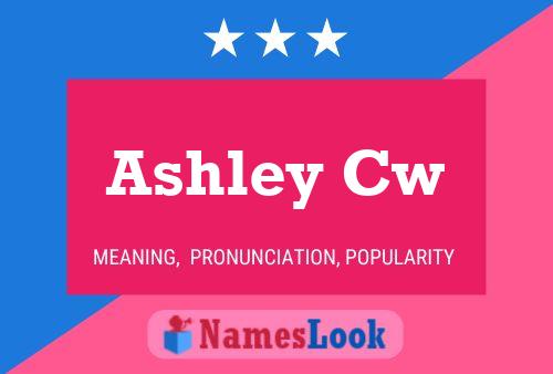 Ashley Cw Name Poster