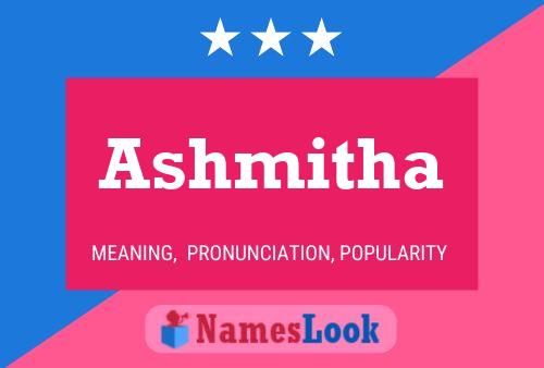 Ashmitha Name Poster