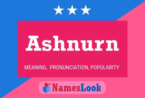 Ashnurn Name Poster