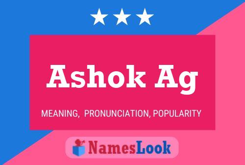 Ashok Ag Name Poster