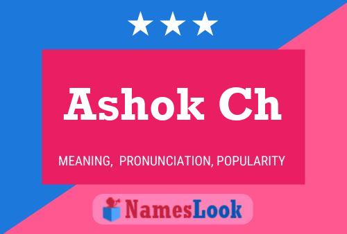 Ashok Ch Name Poster