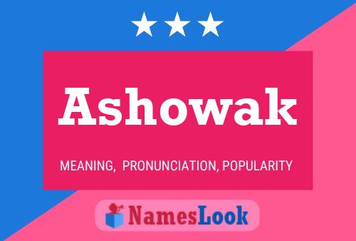 Ashowak Name Poster