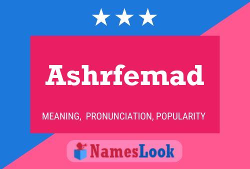 Ashrfemad Name Poster