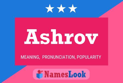 Ashrov Name Poster