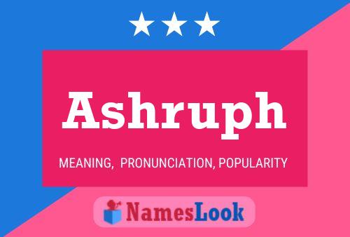 Ashruph Name Poster