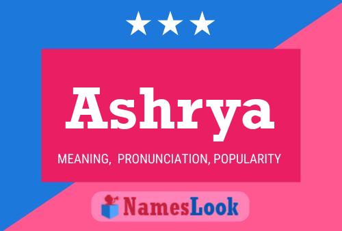 Ashrya Name Poster