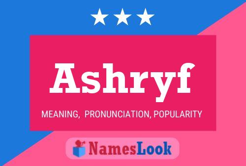 Ashryf Name Poster