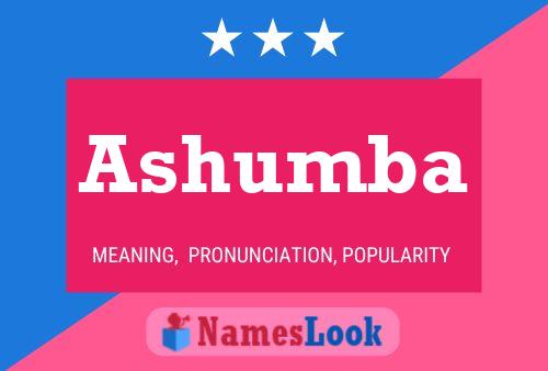 Ashumba Name Poster