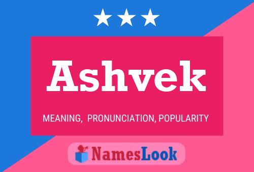 Ashvek Name Poster