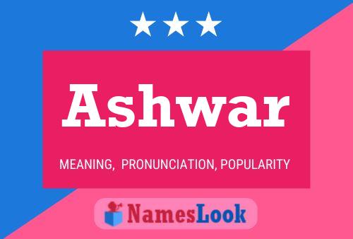 Ashwar Name Poster