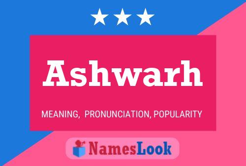 Ashwarh Name Poster