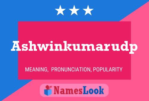 Ashwinkumarudp Name Poster