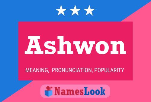 Ashwon Name Poster