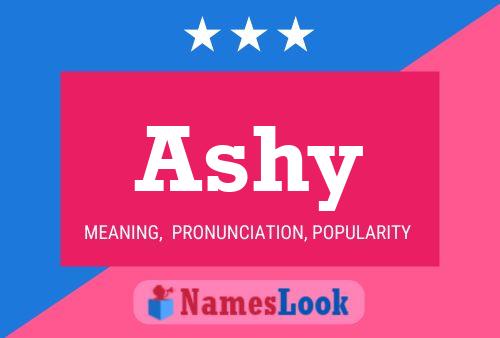 Ashy Name Poster