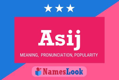 Asij Name Poster