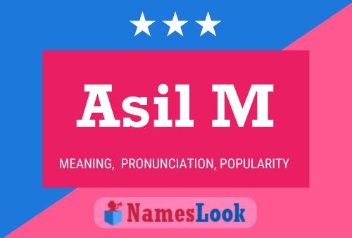 Asil M Name Poster