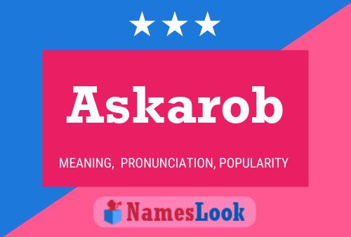 Askarob Name Poster