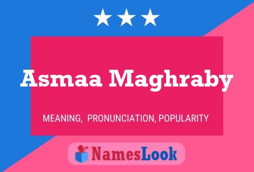 Asmaa Maghraby Name Poster