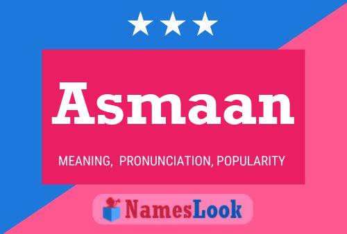 Asmaan Name Poster