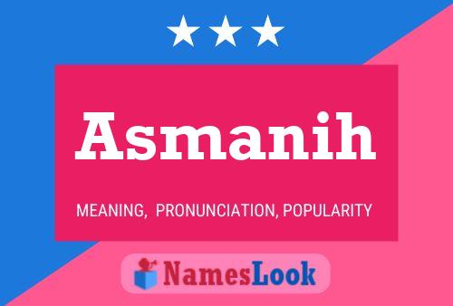 Asmanih Name Poster