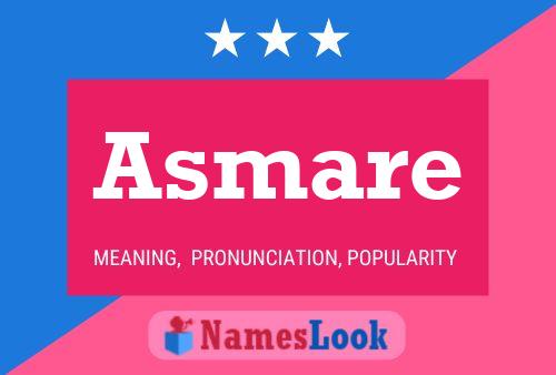 Asmare Name Poster