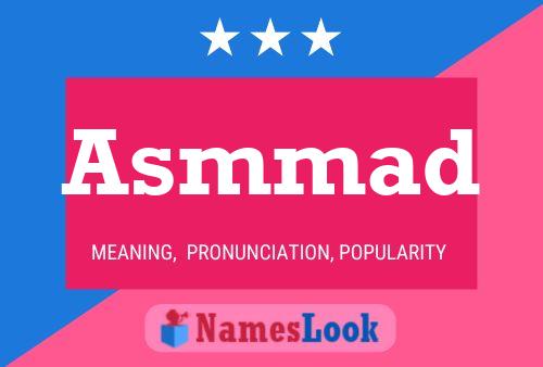 Asmmad Name Poster