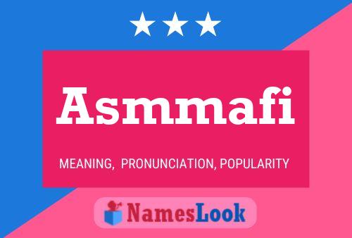 Asmmafi Name Poster