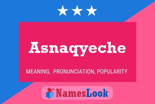 Asnaqyeche Name Poster