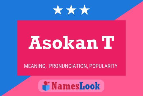 Asokan T Name Poster