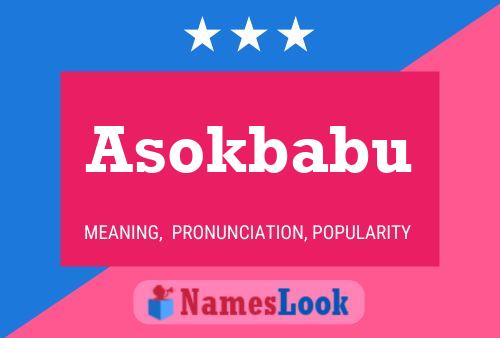 Asokbabu Name Poster