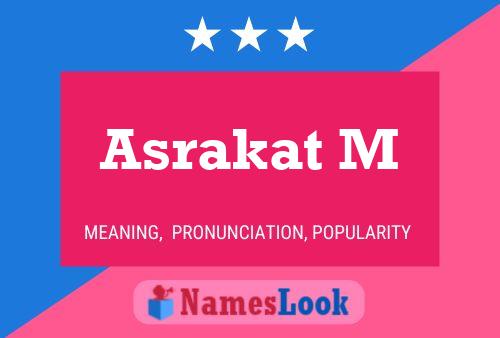 Asrakat M Name Poster